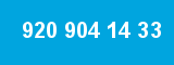 920 904 14 33